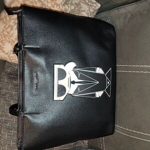 Karl Lagerfeld Black Tote Bag with Iconic Design